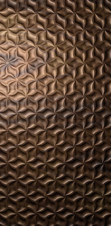 3D Wall Pannel - AW-503 Geometric Petal Relief Texture